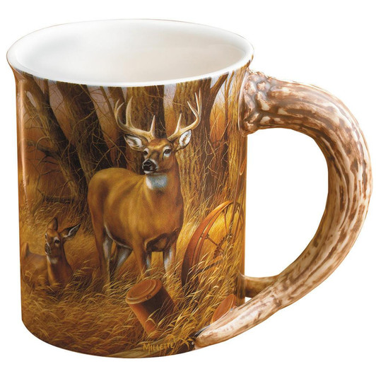  Wild Wings Sculpted Mug Rustic Retreat Whitetail 