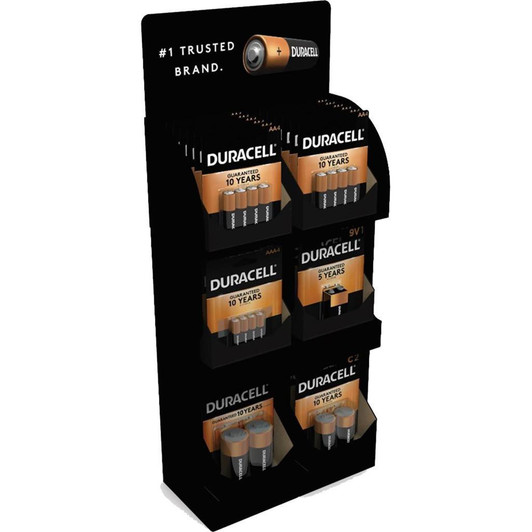  Duracell Coppertop Batteries Counter Display 36 Pc. 