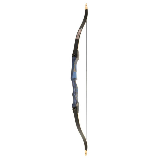  October Mountain Explorer Ce Recurve Bow Blue 54 In. 28 Lbs. Rh 