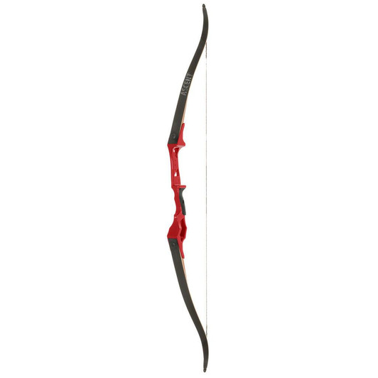 October Mountain Ascent Recurve Bow Red 58 In. 25 Lbs. Rh 