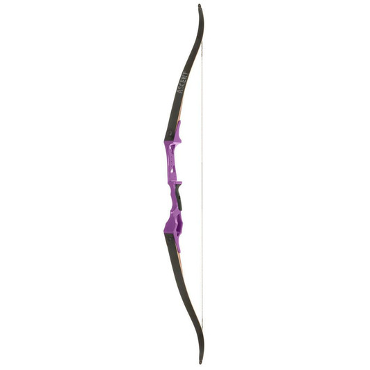  October Mountain Ascent Recurve Bow Purple 58 In. 20 Lbs. Rh 
