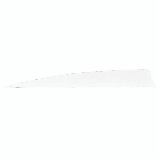 Gateway Shield Cut Feathers White 5 In. Rw 50 Pk.