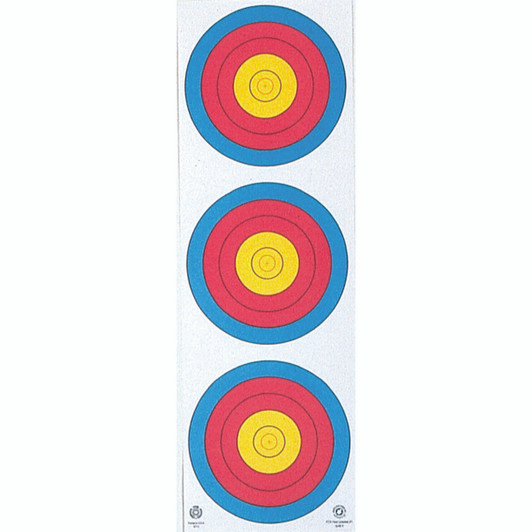 Maple Leaf Target Face 3-spot Vertical 25 Pk.