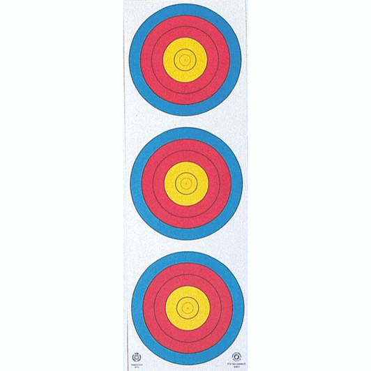 Maple Leaf Press Maple Leaf Target Face 3-spot Vertical 25 Pk. 