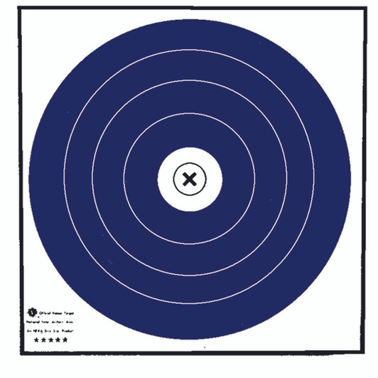 Maple Leaf Press Maple Leaf Target Face Nfaa Indoor Blue/white 40 Cm. 100 Pk. 