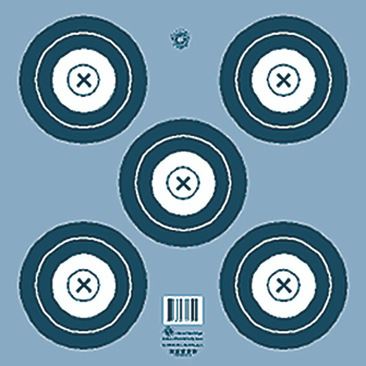 Maple Leaf Target Face Nfaa Indoor 5-spot 100 Pk.