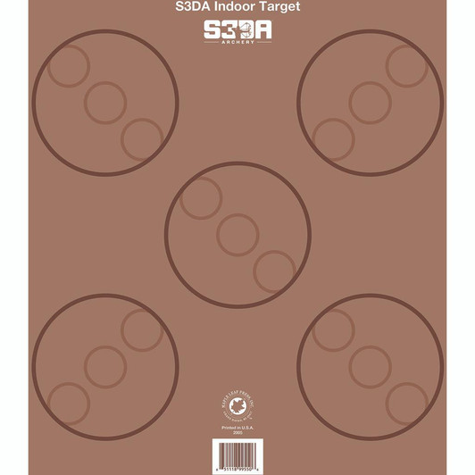 Maple Leaf Press Maple Leaf S3da 3d Target Face Brown Asa 25 Pk. 