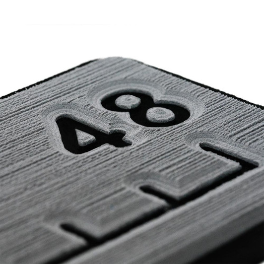  SeaDek 48” Routed Ruler - 6mm - Brushed Texture - Storm Grey/Black 