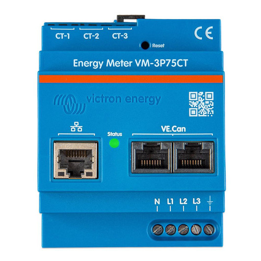  Victron Energy Meter VM-3P75CT Single + 3-Phase 