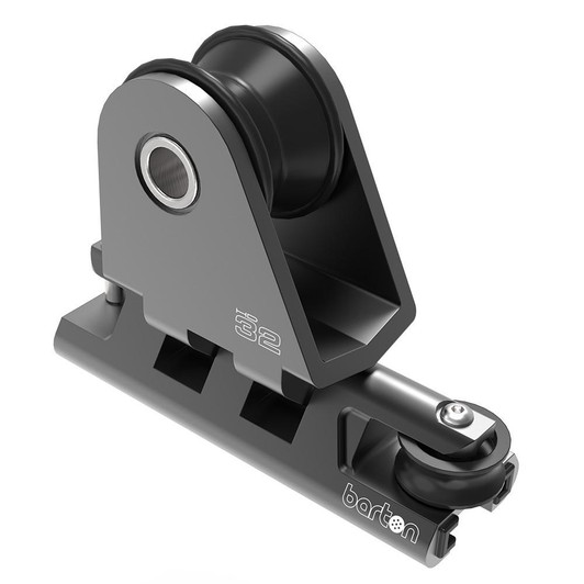 Barton Marine Barton 32mm Towable Genoa Car 2:1 Purchase - Heavy Duty - Black 