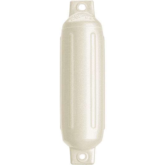 Polyform G-1 Twin Eye Fender 3.5" x 12.8" - Metallic White