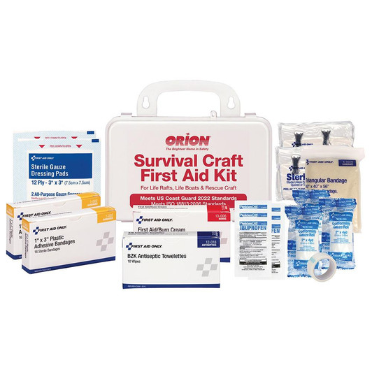 Orion Survival Craft First Aid Kit - Hard Plastic Case 