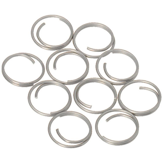Barton Marine Barton Stainless Steel Large Split Rings - 14mm - 10-Pack 