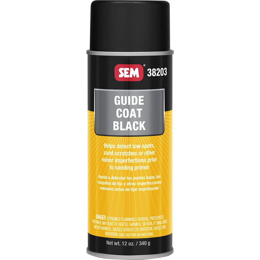  SEM Guide Coat - 16oz Aerosol Can - Black 