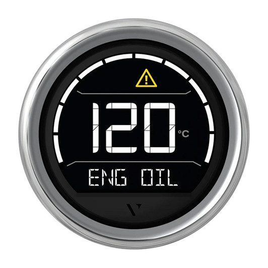  Veratron VL Digital 52 w/Round Chrome Bezel 