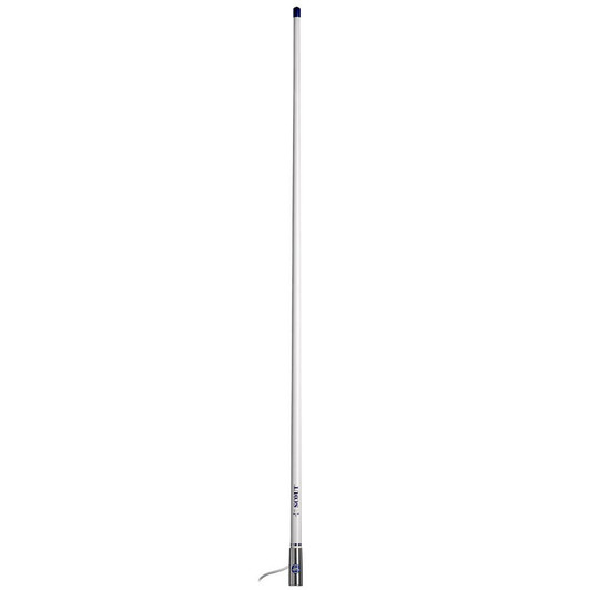 Scout 4' White VHF Antenna 3dB Stainless Steel Ferule w/5M RG-58 Includes PL-259 