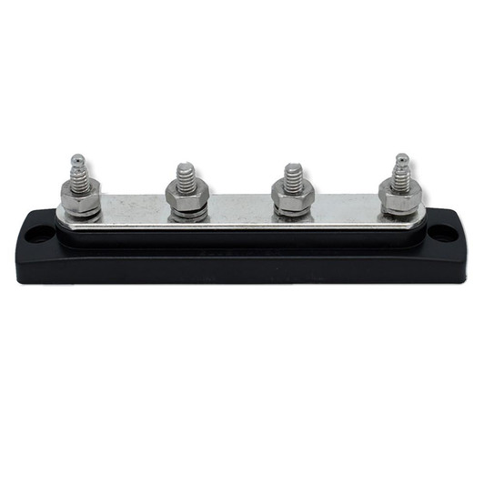  Bluewater Common Stud Busbar 4 Gang - Black 
