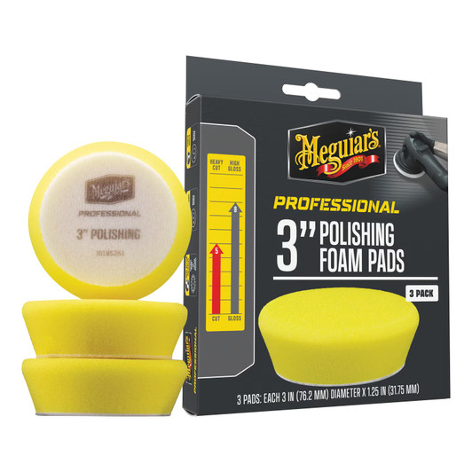 Meguiar's Professional 3" Polishing Foam Pads *3-Pack