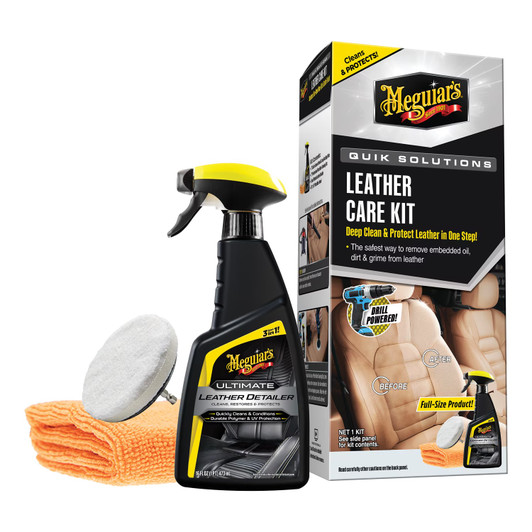 Meguiar's Quik Solutions Leather Care Kit