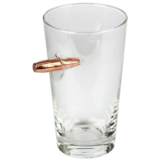 Caliber Gourmet Cbg Last Man Stnd Bullet Pint Glass 