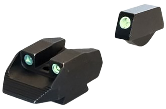 Kimber Mfg.,inc ML11231 K6S Night Sight Set  Green/Tritium Black Outline Front Sight-Green/Tritium Black Outline Rear Sight