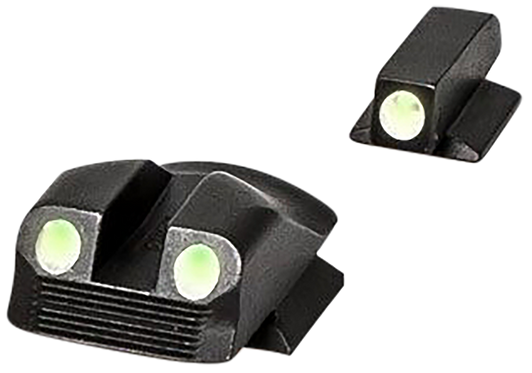 Kimber Mfg.,inc ML11229 Micro.380/Micro9 Sight Set  Green/Tritium Black Outline Front Sight-Green/Tritium Black Outline Rear Sight
