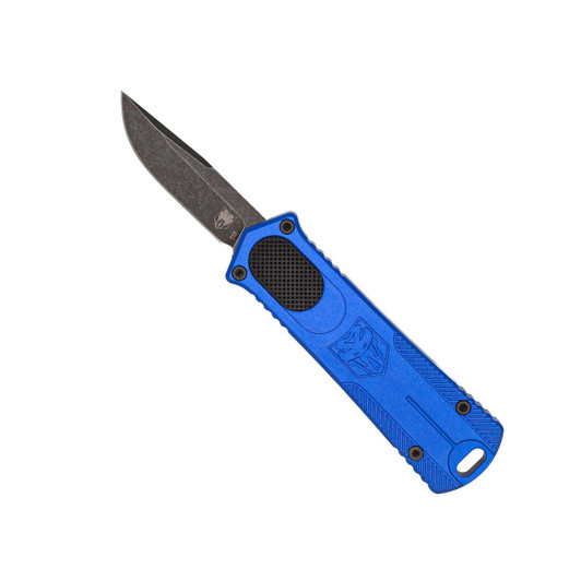 Cobratec Knives COBRA CALI952GEN2BLUDNS  *CA* OTF 952 DROP BLU 