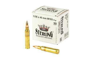  Sterling 5.56 M193 55gr FMJ 1,500 Rounds 