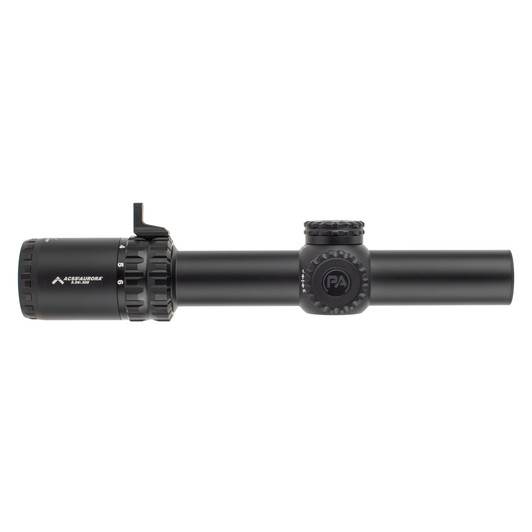Primary Arms SLx Rifle Scope 1-6X24mm Gen IV Aurora 5.56 M Illuminated Reticle Second Focal Plane 30mm Body Tube Black 0.1 MRAD