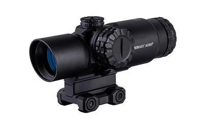 Primary Arms GLx Prism 4X Magnification Illuminated ACSS Aurora Reticle Anodized Finish Black