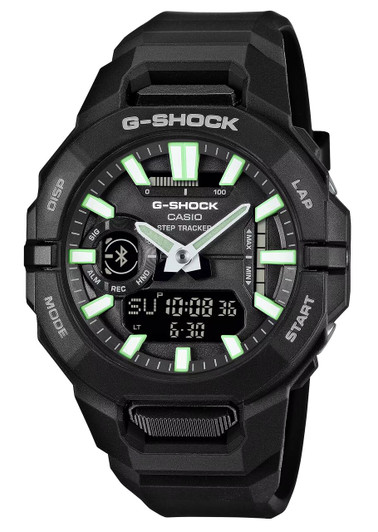 G-SHOCK/VLC DISTRIBUTION Casio G-Shock GBA-950-1ACR Move Analog Digital — Black, 200M Water Resistance 
