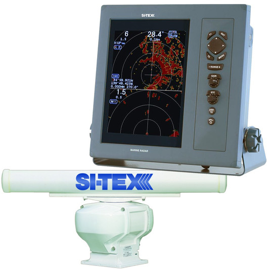 SI-TEX Professional Dual Range Radar w/4kW 4.5' Open Array - 10.4" Color TFT LCD Display