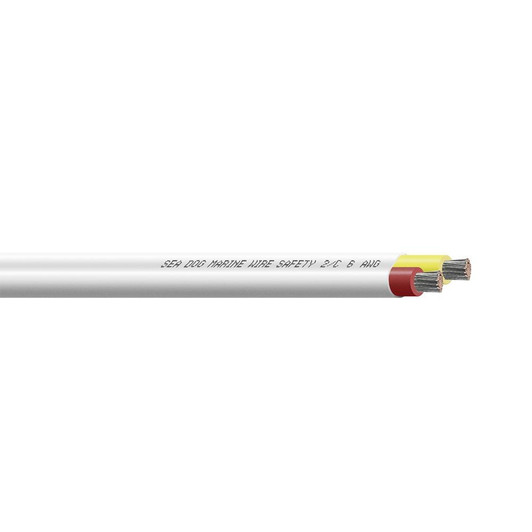  Sea-Dog 6/2 AWG Flat Duplex Safety Wire Red/Yellow - 50' 