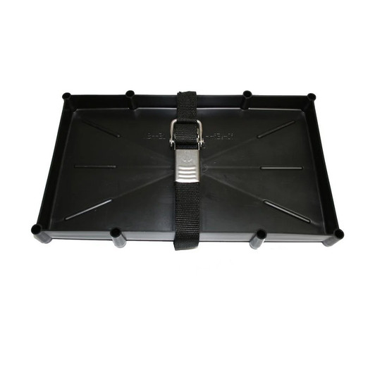 T-H Marine 31 Series Battery Holder Tray w/Stainless Buckled Strap