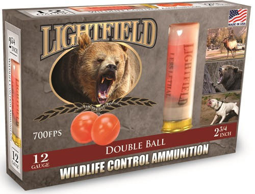 Lightfield 12ga 2.75 W/2 - Rubber Balls 5rd 10bx/cs