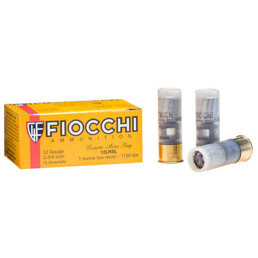 Fiocchi Ammunition Defense Dynamics Shotshells - 12 Ga, 2 3/4, 1 Oz, 1150 Fps, Aero Slug, 10/bx