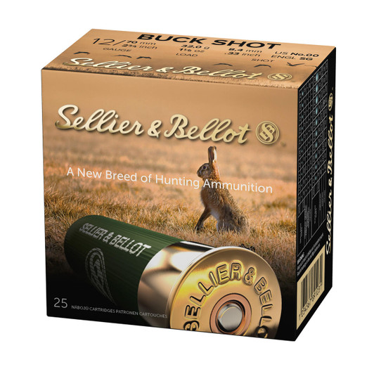 Sellier & Bellot S&b 12ga 2.75 1.12oz 00 9pel 250cs 