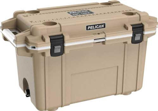  Pelican Cooler Im 70 Quart - Elite Tane/white Trim 