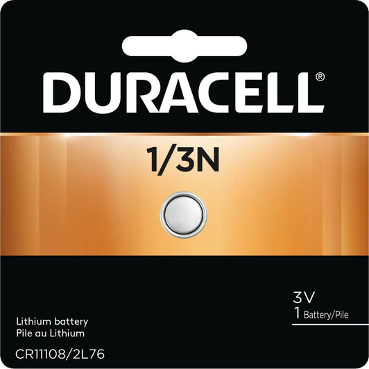  Duracell Lithium Battery Dl1/3n 1 Pk. 
