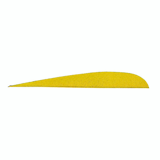  Gateway Parabolic Feathers Yellow 5 In. Rw 100 Pk. 