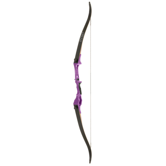  October Mountain Ascent Recurve Bow Purple 58 In. 40 Lbs. Rh 