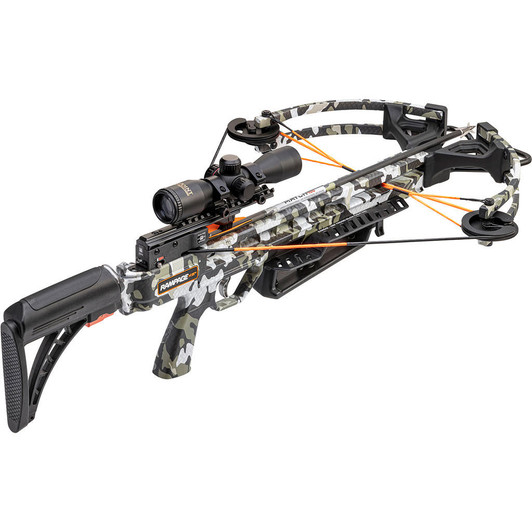  Wicked Ridge Rampage Xs Crossbow Package Rope Sled Peak Camo 