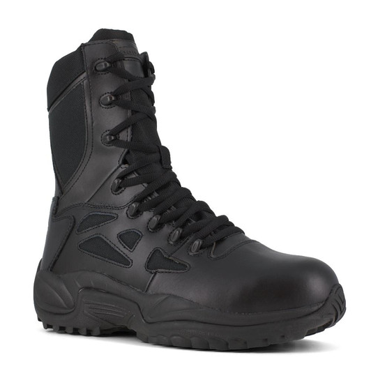 Reebok Rapid Response 8'' Stealth Boot w/ Composite Toe - Black 