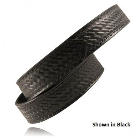 Boston Leather 1-1/2  Reversible Off Duty Belt, Fully Loop Lined 