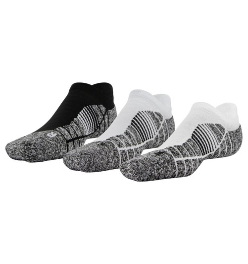 Under Armour UA Elevated+Performance No Show Socks 3-Pack 
