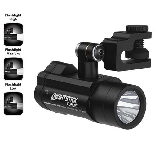 Nightstick Forge Helmet-mounted Multi-functional Flashlight - Black 