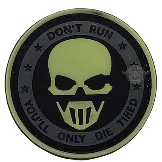5ive Star Gear Don't Run Ghost Night Glow Morale Patch 