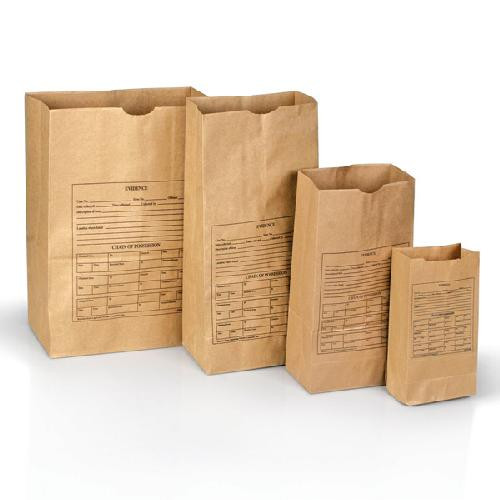 Lightning Powder Printed Paper Evidence Bags  Style 4 