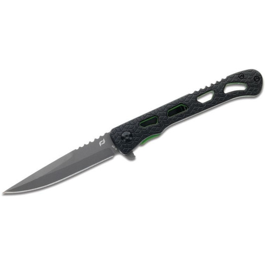 Schrade Knife Sevr Clear Fldr - 3.5" Aus-10 Black/see Through!