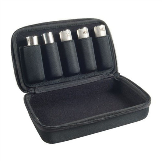 Carlsons Choke Tube Case - 5 Choke Capacity Black Nylon